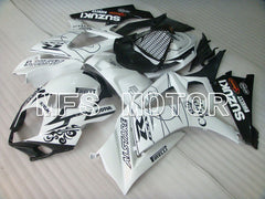 Suzuki GSXR1000 2007-2008 Injection ABS Fairing - Corona - Black White - MFS2664
