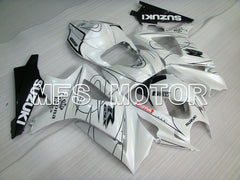 Suzuki GSXR1000 2007-2008 Injection ABS Fairing - Corona - Black White - MFS2665