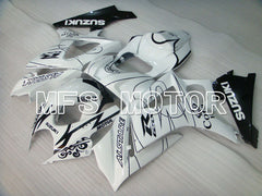 Suzuki GSXR1000 2007-2008 Injection ABS Fairing - Corona - Black White - MFS2666
