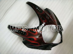 Suzuki GSXR1000 2007-2008 Injection ABS Fairing - Flame - Black Red - MFS2669
