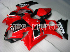 Suzuki GSXR1000 2007-2008 Injection ABS Fairing - Factory Style - Black Red - MFS2675