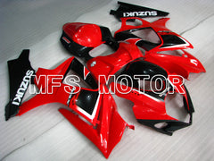 Suzuki GSXR1000 2007-2008 Injection ABS Fairing - Factory Style - Black Red - MFS2675