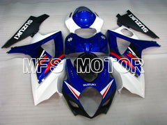 Suzuki GSXR1000 2007-2008 Injection ABS Fairing - Factory Style - White Blue - MFS2679