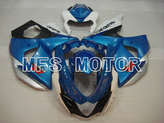 Suzuki GSXR1000 2009-2016 Injection ABS Fairing - Factory Style - White Blue - MFS2707