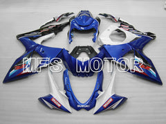 Suzuki GSXR1000 2009-2016 Injection ABS Fairing - Factory Style - White Blue - MFS2708