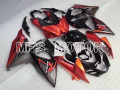 Suzuki GSXR1000 2009-2016 Injection ABS Fairing - Factory Style - Black Orange - MFS2713