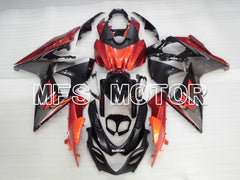 Suzuki GSXR1000 2009-2016 Injection ABS Fairing - Factory Style - Black Orange - MFS2713