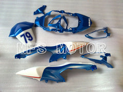 Suzuki GSXR1000 2009-2016 Injection ABS Fairing - Customize - White Blue - MFS2715