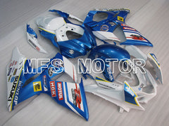 Suzuki GSXR1000 2009-2016 Injection ABS Fairing - Customize - White Blue - MFS2716