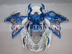 Suzuki GSXR1000 2009-2016 Injection ABS Fairing - Customize - White Blue - MFS2716