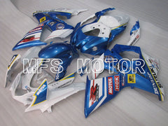 Suzuki GSXR1000 2009-2016 Injection ABS Fairing - Customize - White Blue - MFS2716