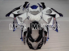 Suzuki GSXR1000 2009-2016 Injection ABS verkleidung - YOSHIMURA - Schwarz Weiß Blau - MFS2719