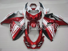 Suzuki GSXR1000 2009-2016 Injection ABS verkleidung - Factory Style - Weiß Rot - MFS2722