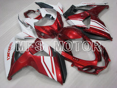 Suzuki GSXR1000 2009-2016 Injection ABS verkleidung - Factory Style - Weiß Rot - MFS2722