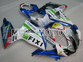 Carénage ABS injecté Suzuki GSXR1000 2009-2016 - FIXI - Blanc Bleu - MFS2729