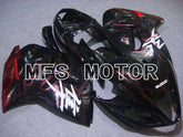 Carénage ABS injecté Suzuki GSXR1300 Hayabusa 2008-2020 - Flamme - Noir Rouge - MFS2744