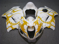 Suzuki GSXR1300 Hayabusa 2008-2020 Injection ABS Fairing - Fatcory - White Yellow - MFS2754