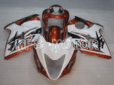 Suzuki GSXR1300 Hayabusa 2008-2020 Injection ABS Fairing - Fatcory - Orange White - MFS2757