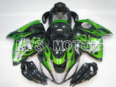 Suzuki GSXR1300 Hayabusa 2008-2020 Injection ABS Fairing - Flame - Black Green - MFS2763