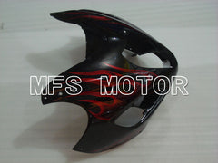 Suzuki GSXR1300 Hayabusa 1999-2007 Injection ABS Fairing - Flame - Black Red - MFS2771