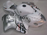 Carénage ABS injecté Suzuki GSXR1300 Hayabusa 1999-2007 - Style usine - Blanc argent - MFS2773