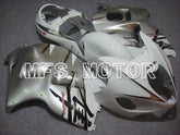 Carénage ABS injecté Suzuki GSXR1300 Hayabusa 1999-2007 - Style usine - Blanc argent - MFS2774