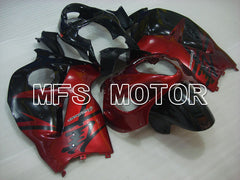Suzuki GSXR1300 Hayabusa 1999-2007 Injection ABS Fairing - Factory Style - Black Red - MFS2778