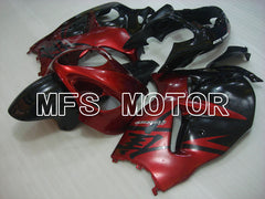 Suzuki GSXR1300 Hayabusa 1999-2007 Injection ABS Fairing - Factory Style - Black Red - MFS2778