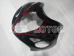 Suzuki GSXR1300 Hayabusa 1999-2007 Injection ABS Fairing - Flame - Black Red - MFS2807