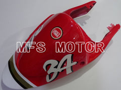 Suzuki TL1000R 1998-2003 Injection ABS verkleidung - Lucky Strike - Rot Weiß - MFS2834