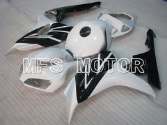 Carénage ABS injecté Honda CBR1000RR 2006-2007 - Style usine - Noir Blanc - MFS2873