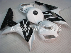 Carénage ABS injecté Honda CBR1000RR 2006-2007 - Style usine - Noir Blanc - MFS2873