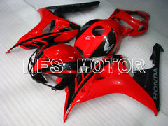 Carénage ABS injecté Honda CBR1000RR 2006-2007 - Style usine - Noir Rouge - MFS2876