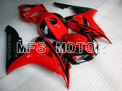 Carénage ABS injecté Honda CBR1000RR 2006-2007 - Style usine - Noir Rouge - MFS2876