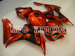 Carénage ABS injecté Honda CBR1000RR 2006-2007 - Style usine - Noir Orange - MFS2880
