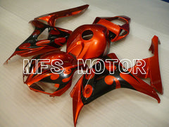 Carénage ABS injecté Honda CBR1000RR 2006-2007 - Style usine - Noir Orange - MFS2880