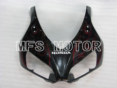 Honda CBR1000RR 2006-2007 Injection ABS Fairing - Flame - Black Red - MFS2881