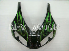 Honda CBR1000RR 2006-2007 Injection ABS Fairing - Flame - Black Green - MFS2882