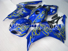 Carénage ABS injecté Honda CBR1000RR 2006-2007 - Flamme - Bleu - MFS2885