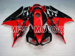 Honda CBR1000RR 2006-2007 Injection ABS Fairing - Factory Style - Black Red - MFS2892
