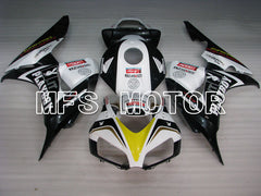 Carénage ABS injecté Honda CBR1000RR 2006-2007 - PlayBoy - Noir Blanc - MFS2895