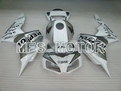 Carénage ABS injecté Honda CBR1000RR 2006-2007 - Repsol - Argent Blanc - MFS2898