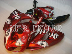 Honda CBR1000RR 2006-2007 Injection ABS Fairing - PLANNELS - Black Orange - MFS2905