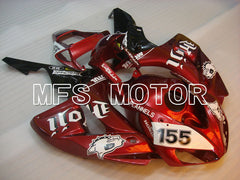 Honda CBR1000RR 2006-2007 Injection ABS Fairing - PLANNELS - Black Orange - MFS2905