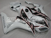 Carénage ABS injecté Honda CBR1000RR 2006-2007 - Style usine - Noir Blanc - MFS2907