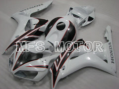 Carénage ABS injecté Honda CBR1000RR 2006-2007 - Style usine - Noir Blanc - MFS2907