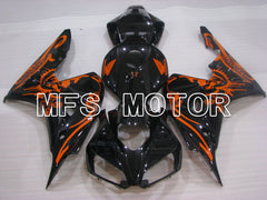 Carénage ABS injecté Honda CBR1000RR 2006-2007 - Autres - Noir Orange - MFS2916
