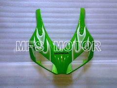 Honda CBR1000RR 2006-2007 Injection ABS Fairing - Flame - White Green - MFS2919
