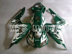 Honda CBR1000RR 2006-2007 Injection ABS Fairing - Flame - White ArmyGreen - MFS2921