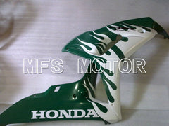 Honda CBR1000RR 2006-2007 Injection ABS Fairing - Flame - White ArmyGreen - MFS2921